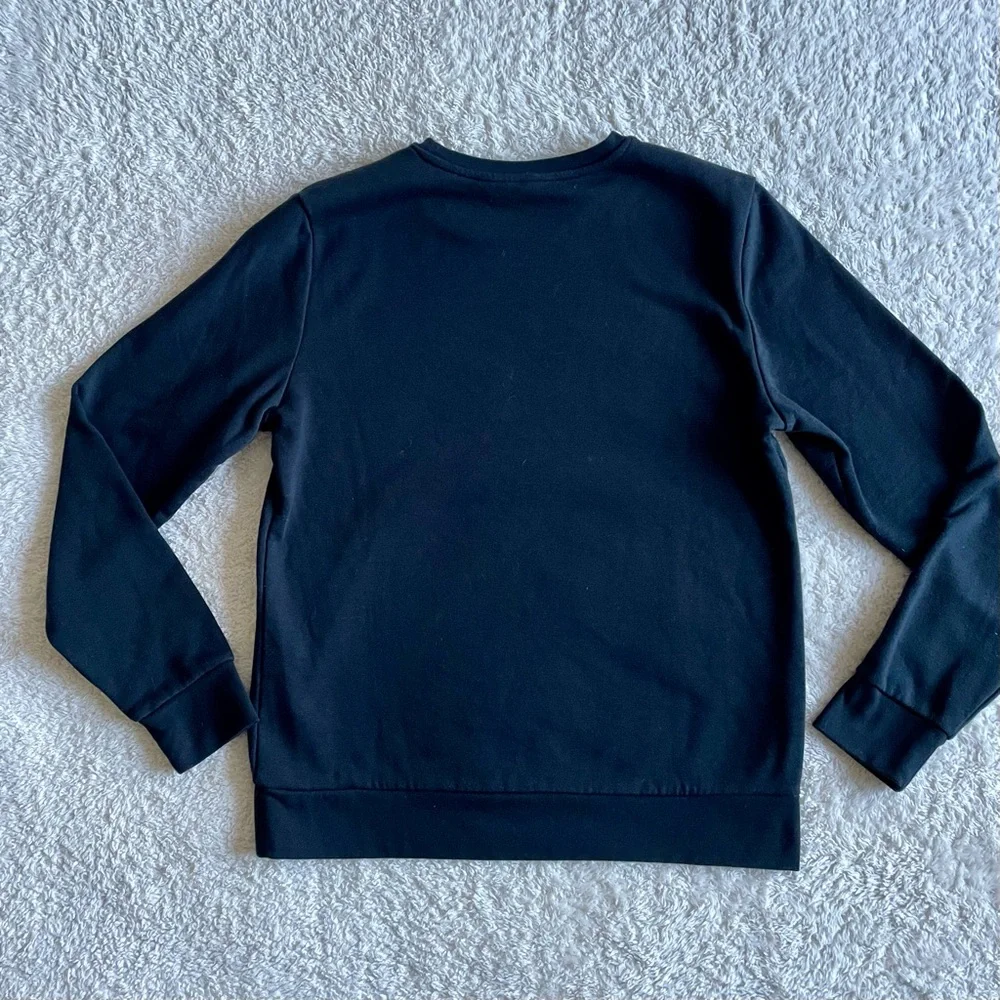 adidas Black & White Sweatshirt Golf Performance Top Layer Medium